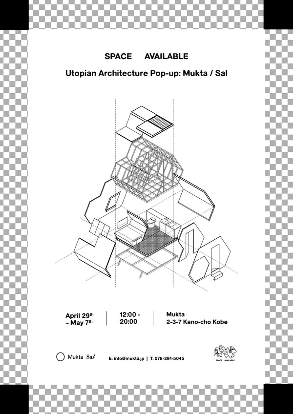 SPACE AVAILABLE UTOPIAN ARCHITECTURE POP-UP at Mukta / Sal