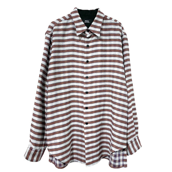 ensou. エンソウ EXCUSIVE STANDARD SHIRT (E09S002EX) Purple Check