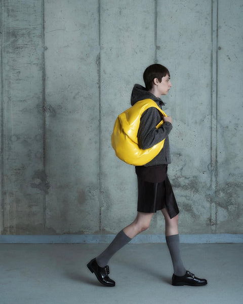 Omar Afridi / FOAMED LIDIA BAG (SS25-BAG-101-01) Yellow – Mukta / Sal