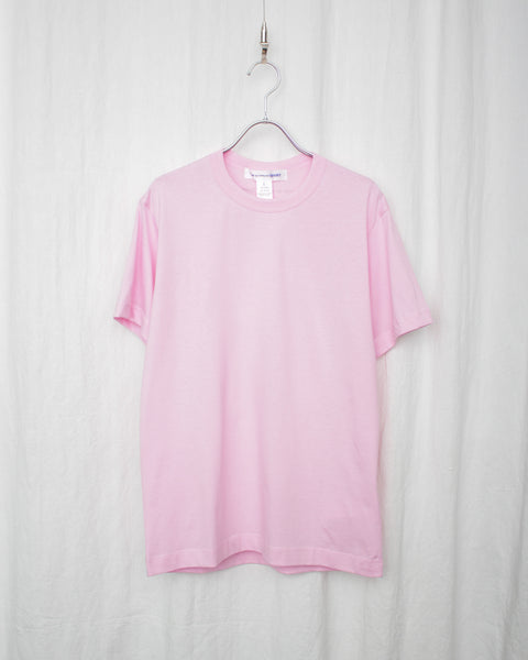 Tシャツ・カットソー COMME DES GARCONS Men T Shirts FO T024 3 Pink COMME DES GARÇONS SHIRT / COTTON JERSEY PLAIN WITH CDG SHIRT