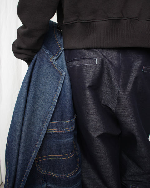 sulvam 通販 DEEP INDIGO WIDE PANTS (MV-P05-090) Indigo – Mukta / Sal