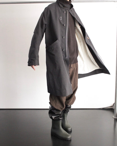 エンソウ ensou. 23AW Coating Doctor Coat未使用品