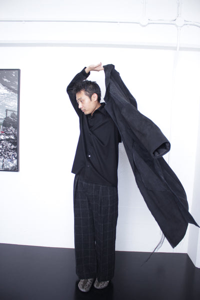 ensou. エンソウ Doni's Trousers ブラック ENSOU. エンソウ 通販 DONI'S TROUSER (E13P002) Black Check – Mukta