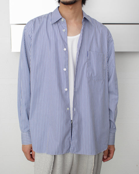 COMME DES GARÇONS SHIRT / YARN DYED COTTON STRIPE POPLIN