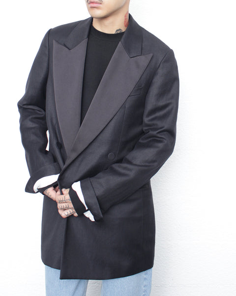 DRIES VAN NOTEN ダークグレー ストライプ ブレザー DRIES VAN NOTEN ドリスヴァンノッテン 通販 BARTON TUX 1211 M.W.