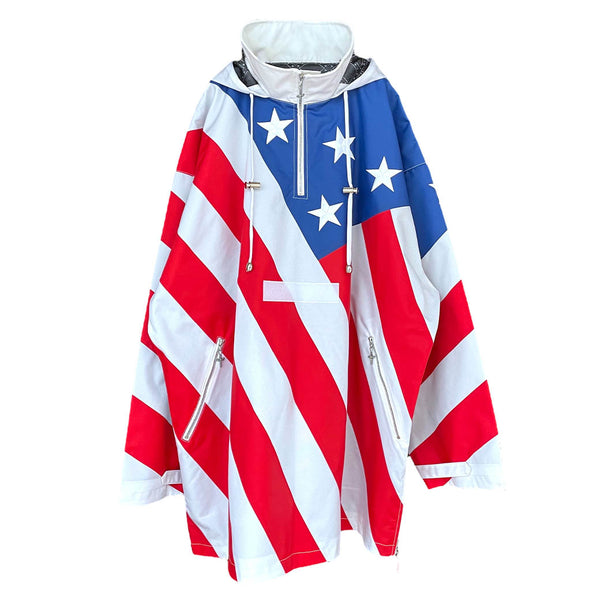 les six レシス　patoriotic long hoodie LES SIX レシス PATRIOTIC LONG HOODIE (TJUGO-ETT-6-PLH) American