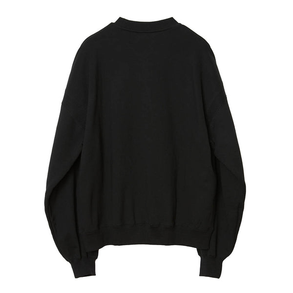 MATSUFUJI マツフジ CREW NECK SWEAT (M241-0602) Black – Mukta / Sal