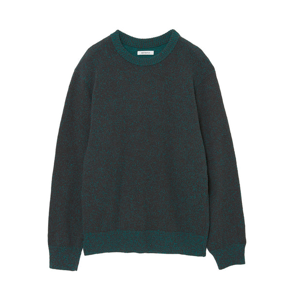 MATSUFUJI マツフジ CREW NECK KNIT (M231-0505) Charcoal – Mukta / Sal