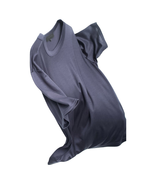 OMAR AFRIDI / H/S TEE / MOCK LODI (OA-SS26-JER-104-05) Navy