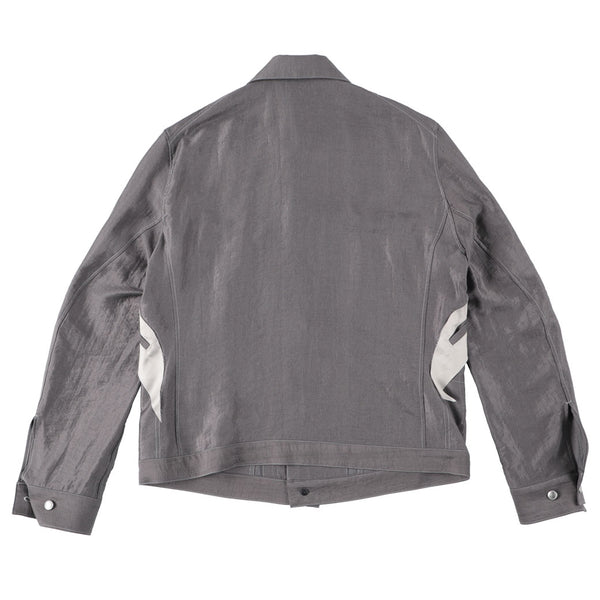 sulvam サルバム SLIM SHORT BLOUSON (SR-J09-400) Gray