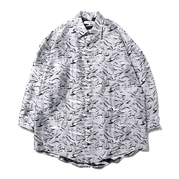 sulvam サルバム / JACQUARD OVER SHIRT ジャガードオーバーシャツ (SP