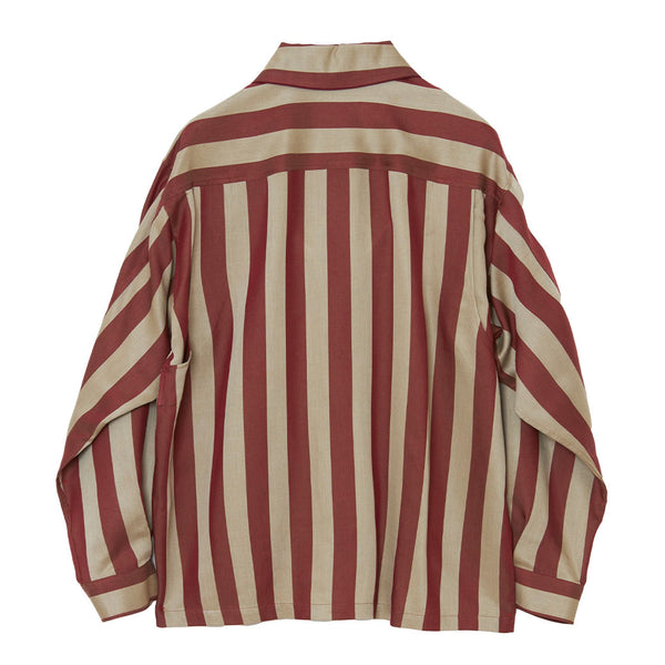 MAYC/Suit jacket striped ruffles tops