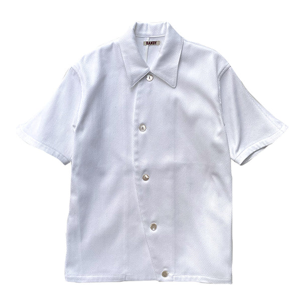 【RANDY】25ssサンプル品　シャツ RANDY 25SS A cut-and-sew shirt and modified mesh shirt that