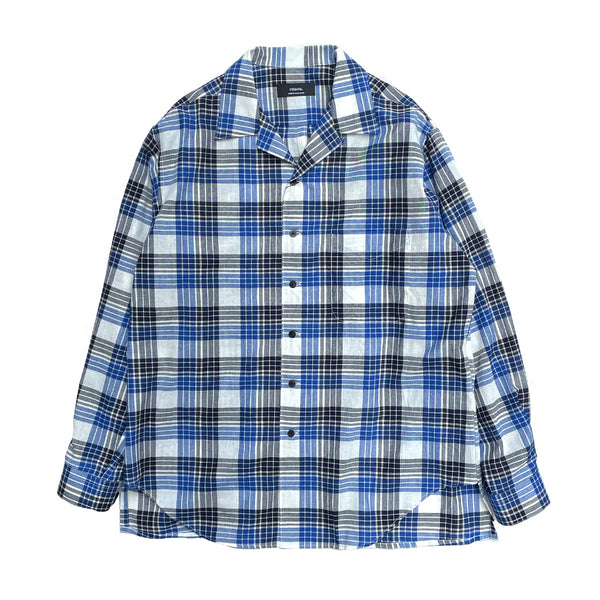 OPEN COLLAR SHIRT (OPEN COLLAR SHIRT) Blue