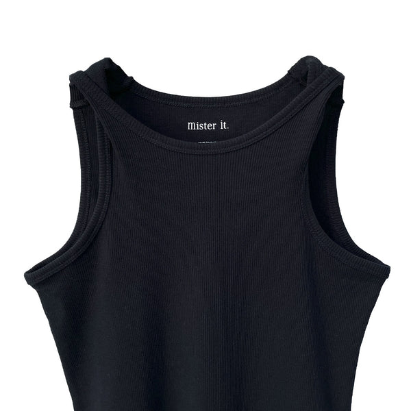 mister it. ミスターイット TANK TOP (NICOLE-23SS) Black