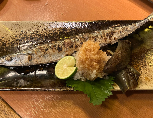 ちょっと背伸び / 秋刀魚に酢橘