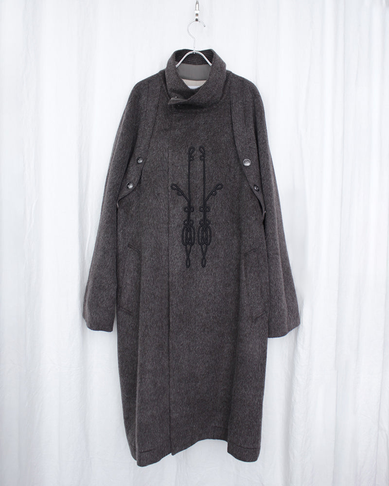 KIKO KOSTADINOV / KORMOS MILITARY COAT - Washed Brown/Slate Grey (KKAW25C01-44)