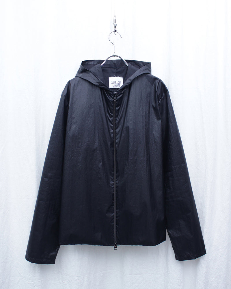 GABRIELA COLL GARMENTS / NO.258 EXCLUSIVE HOODED JACKET - Black