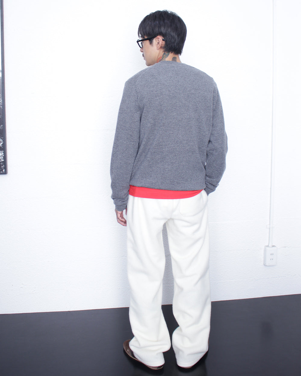 COMME DES GARÇONS SHIRT / FULLY FASHIONED KNIT V-NECK