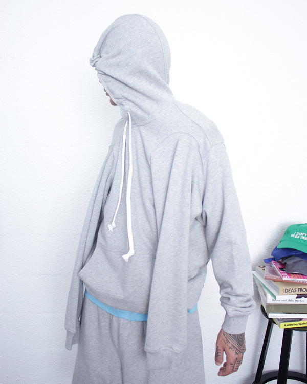 COMME DES GARÇONS SHIRT / 2SLEEVE HOODIE - Top Grey (FP-T018-051)