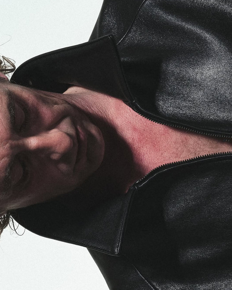 I SHII / CLUBMAN LEATHER JACKET - Black (i SHII-09)