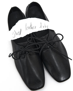 I SHII / GHOST LEATHER DIRBY - Black (i SHII-05)