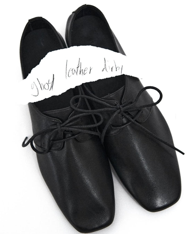 I SHII / GHOST LEATHER DIRBY - Black (i SHII-05)