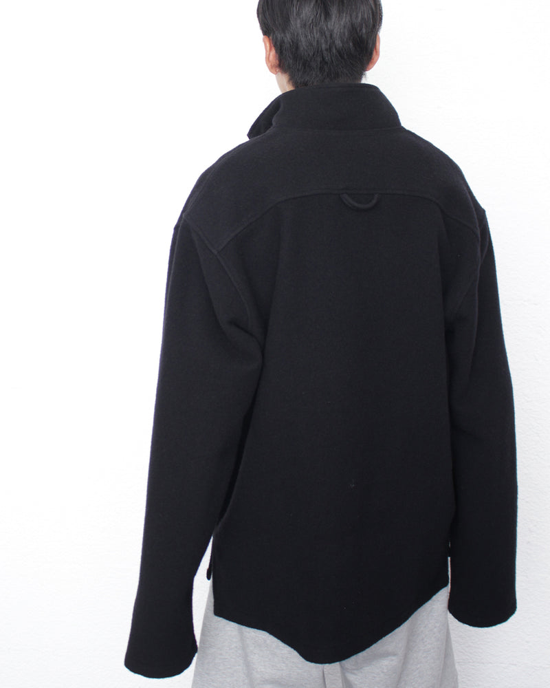 RIER / FLEECE POLO - Black (NFL15 X02)
