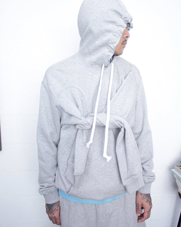 COMME DES GARÇONS SHIRT / 2SLEEVE HOODIE - Top Grey (FP-T018-051)