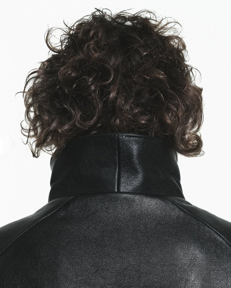 I SHII / CLUBMAN LEATHER JACKET - Black (i SHII-09)