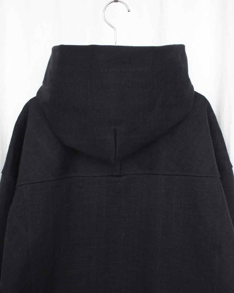 CLASS / LOOP WHEEL BOXY HOODIE - Black (CCFA09UNI)