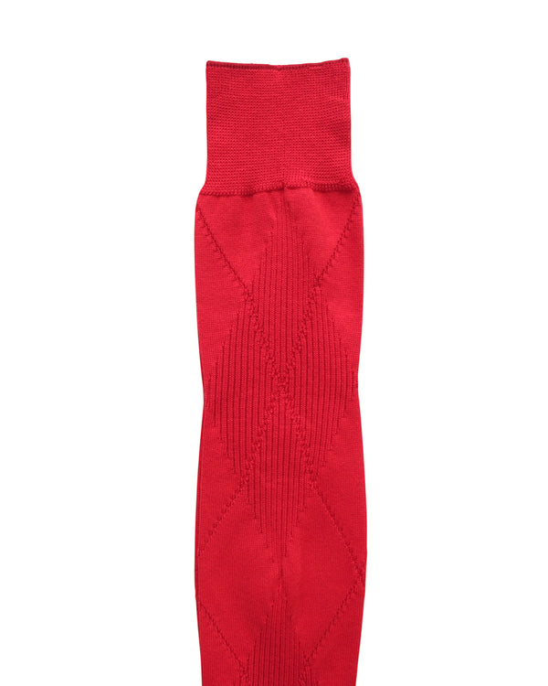 Mukta / Sal / "SMITH" ARGYLE SOCKS - Apple (NOUTOMI-02)