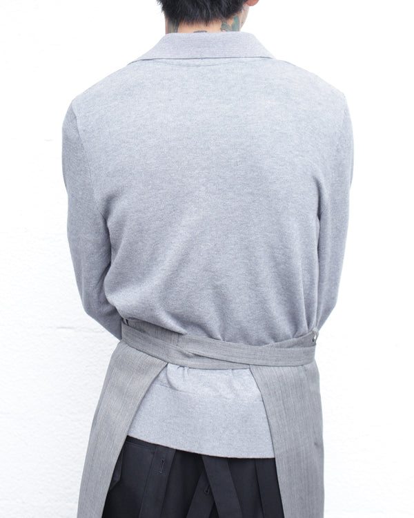 CAMISAS MANOLO / ALLUMINIO KNITTED SHIRT - Top Grey (25023003)