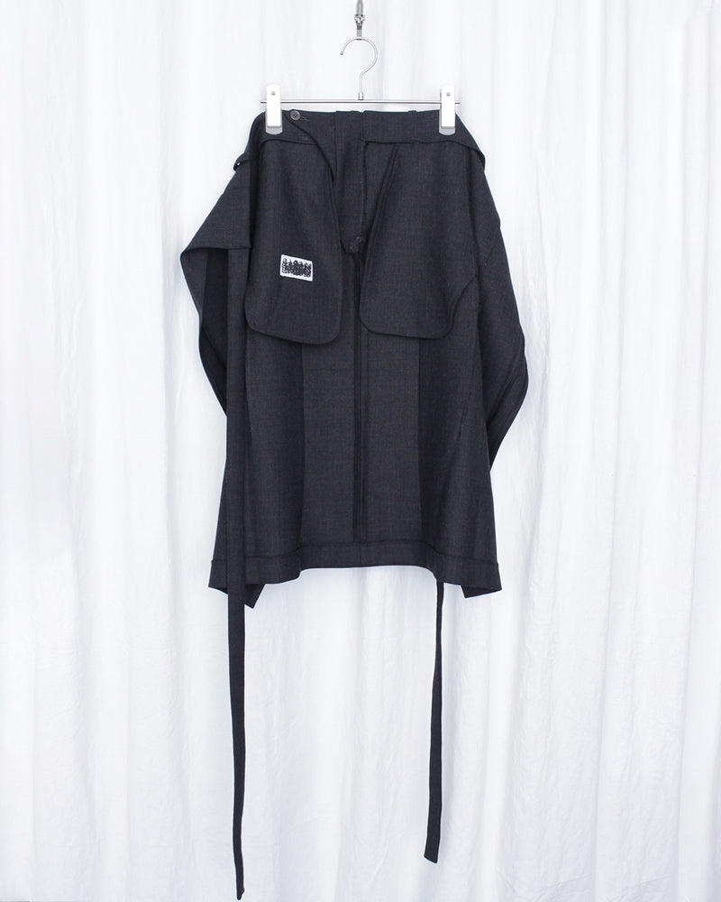 CLASS / SLACKS APRON - Charcoal (CCFA05UNI)