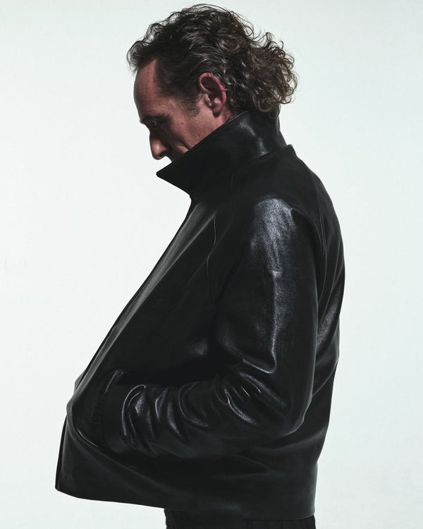 I SHII / CLUBMAN LEATHER JACKET - Black (i SHII-09)