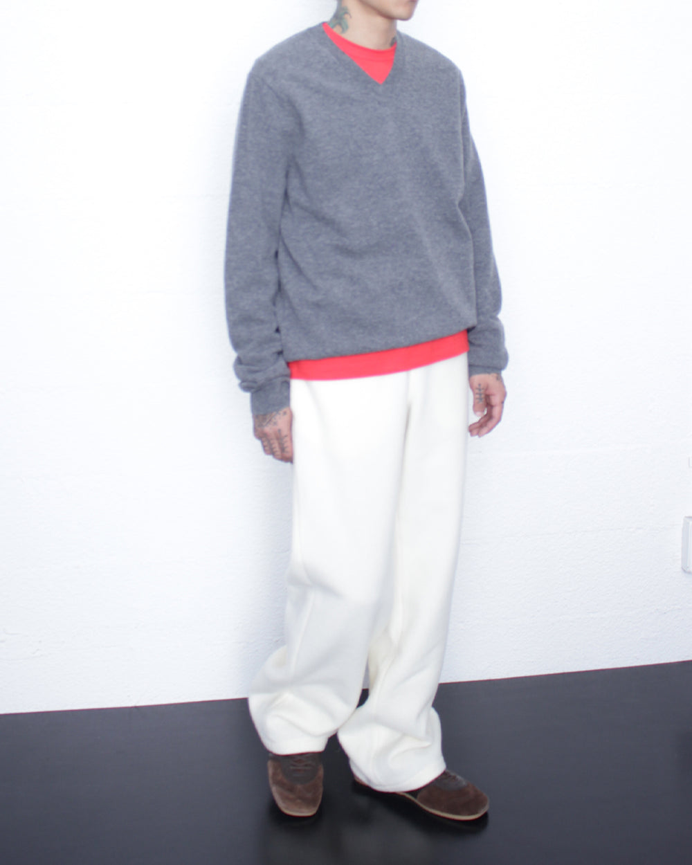 RIER リア 通販 FLEECE TROUSERS (TRS22 X02) White – Mukta / Sal