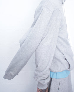 COMME DES GARÇONS SHIRT / 2SLEEVE HOODIE - Top Grey (FP-T018-051)