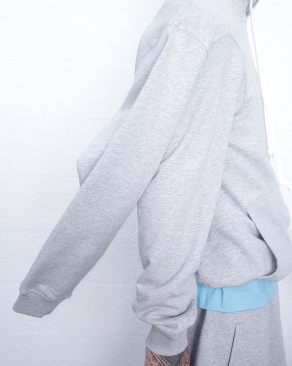 COMME DES GARÇONS SHIRT / 2SLEEVE HOODIE - Top Grey (FP-T018-051)