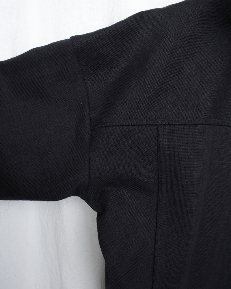 CLASS / LOOP WHEEL BOXY HOODIE - Black (CCFA09UNI)