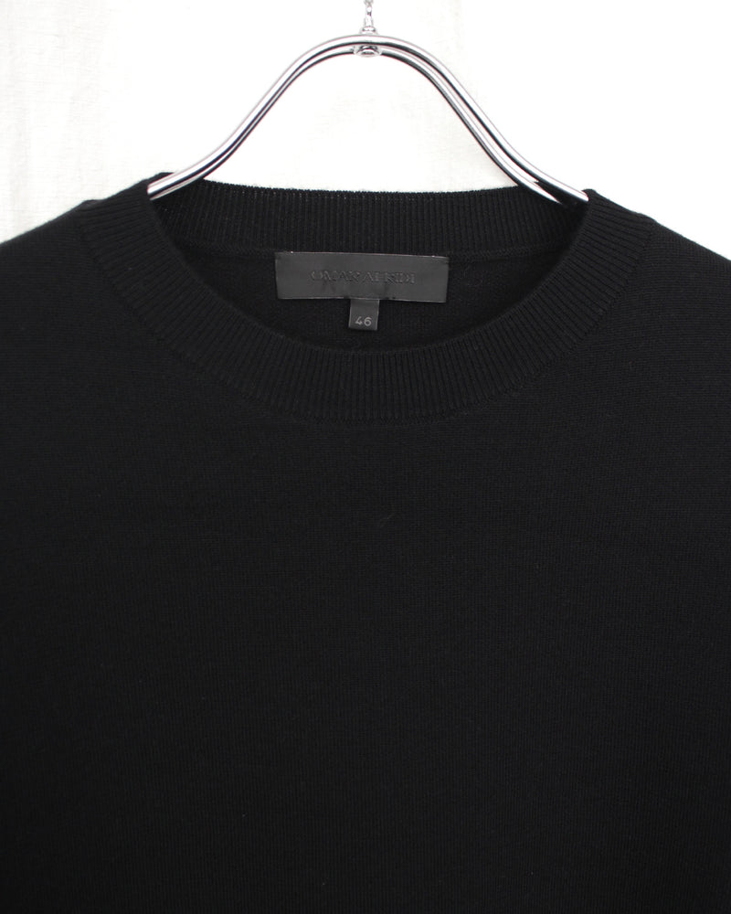OMAR AFRIDI / JANE SWEATER - Black (OA-AW25-KNT-101-01)