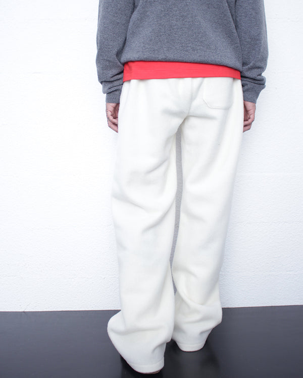 RIER / FLEECE TROUSERS - White (TRS22 X02)