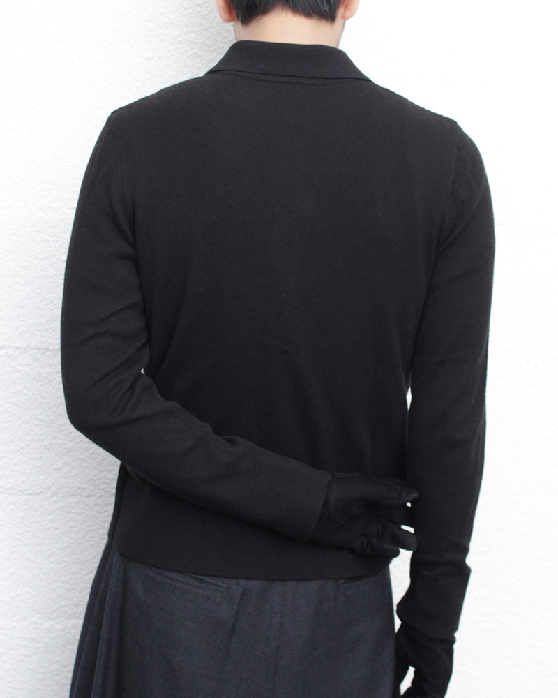 CAMISAS MANOLO / NERO KNITTED SHIRT - Black (25023004)
