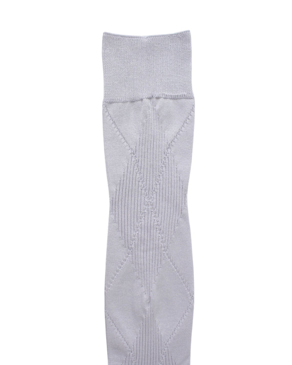 Mukta / Sal / "SMITH" ARGYLE SOCKS - Ash (NOUTOMI-02)