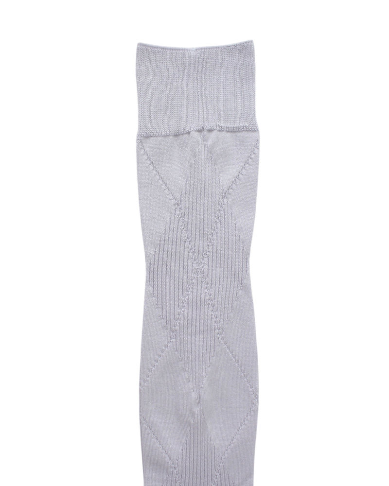 Mukta / Sal / "SMITH" ARGYLE SOCKS - Ash (NOUTOMI-02)