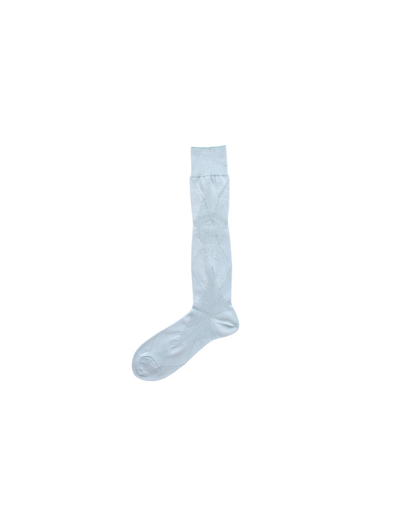 Mukta / Sal / "SMITH" ARGYLE SOCKS - Toothpaste (NOUTOMI-02)