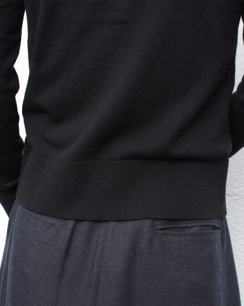 CAMISAS MANOLO / NERO KNITTED SHIRT - Black (25023004)
