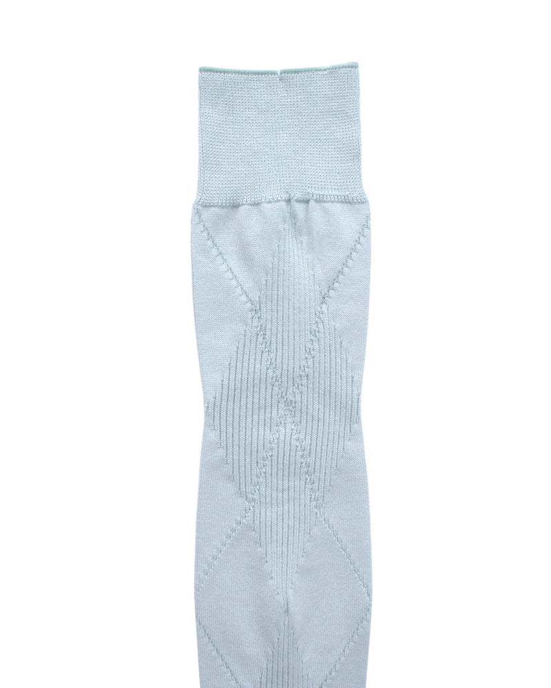 Mukta / Sal / "SMITH" ARGYLE SOCKS - Toothpaste (NOUTOMI-02)
