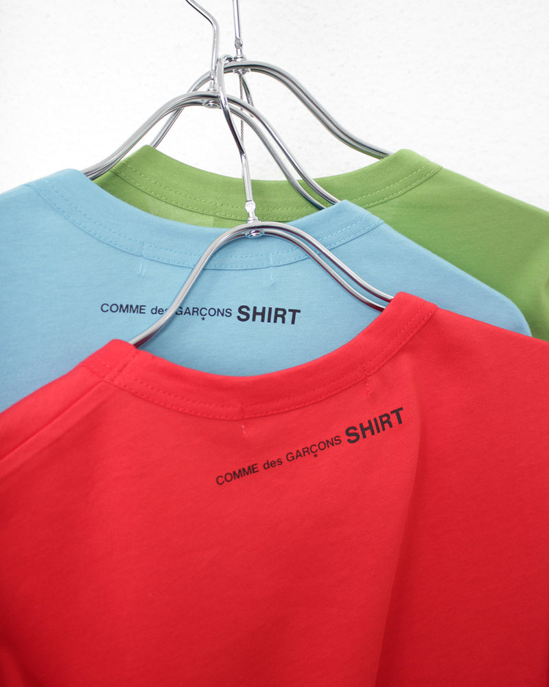 COMME DES GARÇONS SHIRT / L/S TEE BACK SMALL LOGO - Red (FP-T005-051)