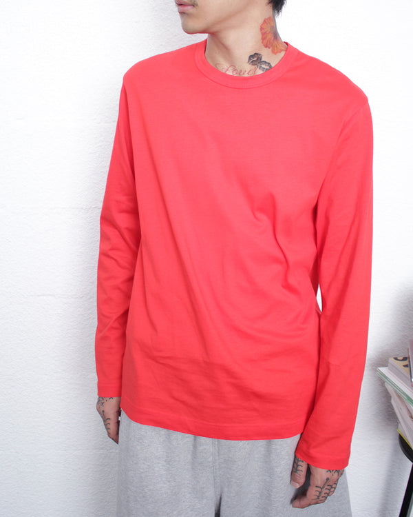 COMME DES GARÇONS SHIRT / L/S TEE BACK SMALL LOGO - Red (FP-T005-051)