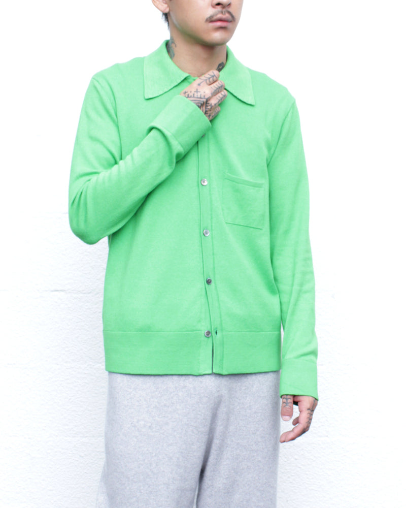 CAMISAS MANOLO / CLASSIC GREEN KNITTED SHIRT - Classic Green (25023002)